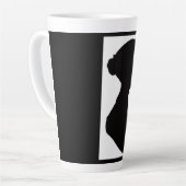 Jane Austen Silhouette Milchtasse (Linke Ecke)