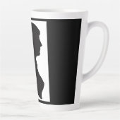 Jane Austen Silhouette Milchtasse (Rechts)