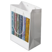Jane-Austen-Silhouette Mittlere Geschenktüte (Rückseite Schrägansicht)