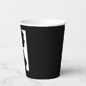 Jane Austen Silhouette Pappbecher (Links)