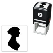 Jane Austen Silhouette Permastempel (Beispiel)