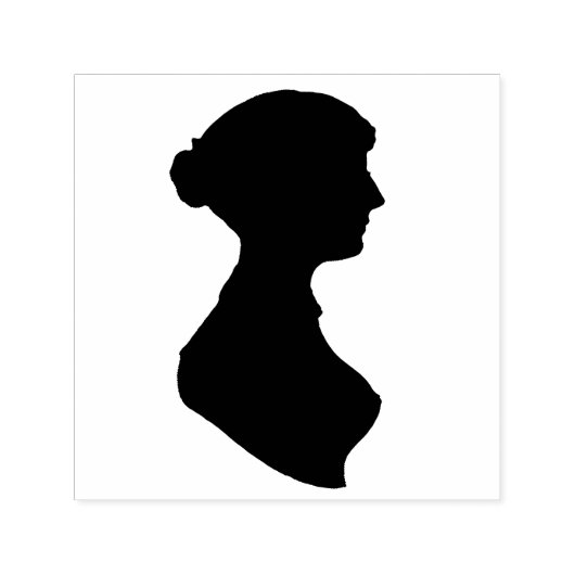 Jane Austen Silhouette Permastempel (Design)