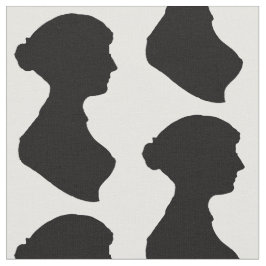 Jane Austen silhouette Stoff