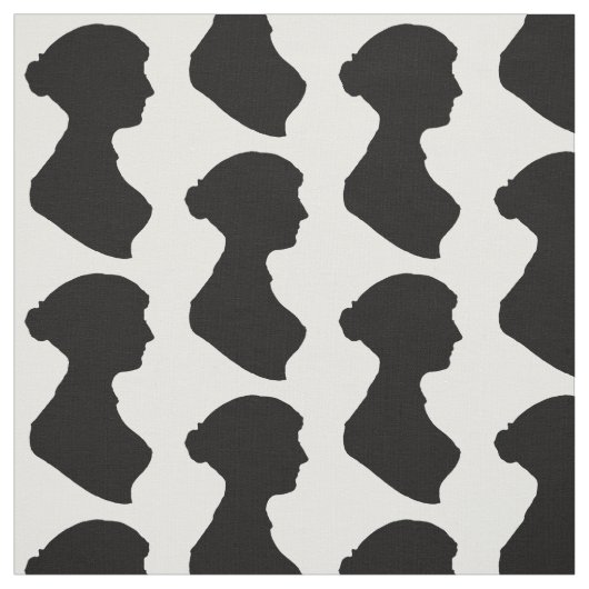 Jane Austen silhouette Stoff (Muster)
