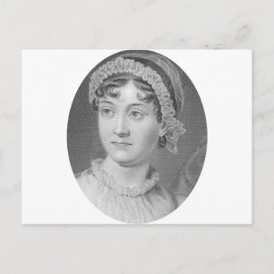 Jane Austen Simply Jane Portrait Postkarte