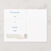 Jane Austen Tea Party Einladung (Rückseite)