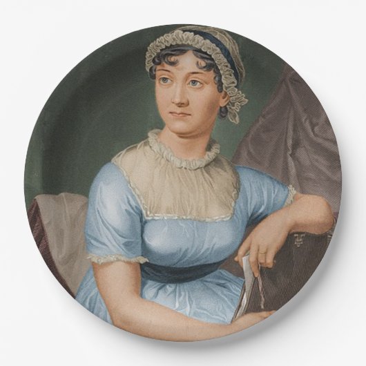 Jane Austen Tellers Pappteller (Vorderseite)