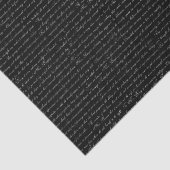 Jane Austen-Text-Schwarzweiss-Seidenpapier Seidenpapier (Ausschnitt)