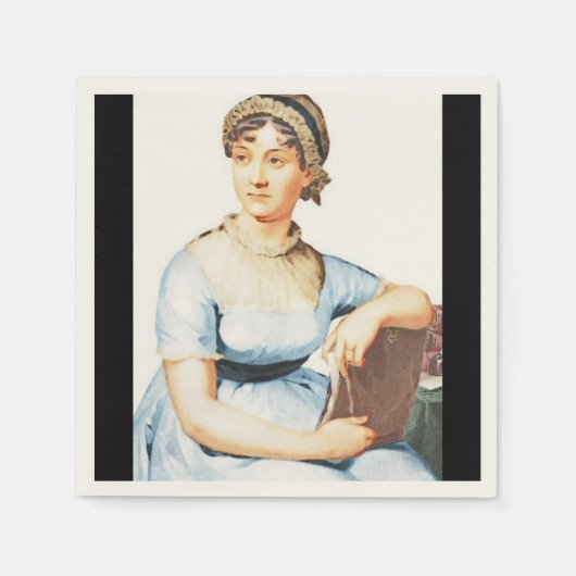 Jane Austen Theme Paper Napkins Serviette (Vorderseite)