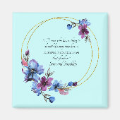 Jane Austen Time Quote, Sense and Sensibility Magnet (Vorne)