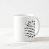 Jane Austen-Überzeugungs-Zitat Kaffeetasse (VorderseiteRechts)