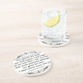 Jane Austen-Überzeugungs-Zitat Untersetzer (Seite)