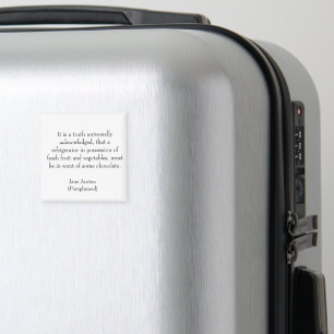 Jane Austen Umformuliert Kühlschrank Magnet