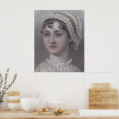 Jane Austen - Verfasser Poster (Küche)