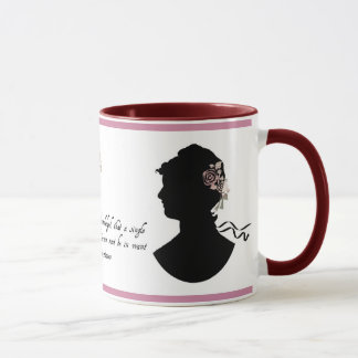 Jane Austen "Wahrheits-allgemeinhin bestätigte" Tasse