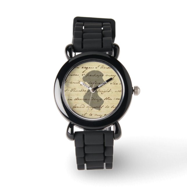 Jane Austen Watch Armbanduhr (Vorderseite)