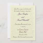 Jane Austen Wedding Celebration Quotes Einladung (Rückseite)