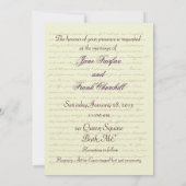 Jane Austen Wedding Celebration Quotes Einladung (Rückseite)