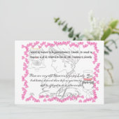 Jane Austen Wedding Einladung (Stehend Vorderseite)