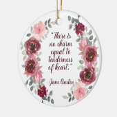 Jane Austen Weihnachten ohne Weihnachten Keramik Ornament (Links)