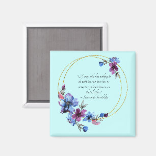 Jane Austen Zeit Zitat, Sense and Sensibility Magnet