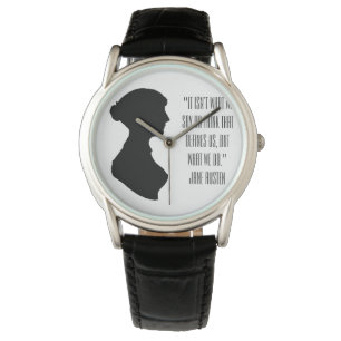 Jane Austen Zitat  Armbanduhr