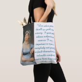 Jane Austen Zitat (Blau) Tasche (Von Nahem)