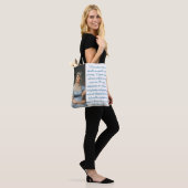 Jane Austen Zitat (Blau) Tasche (Am Model)