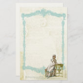 Jane Austen-Zitat-Briefpapier III Briefpapier (Vorne/Hinten)