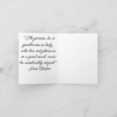 Jane Austen Zitat Feiertagskarte (Innenseite)