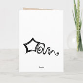 Jane Austen Zitat Geburtstagskarte ZURÜCK Karte (Rückseite)