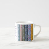 Jane Austen Zitat (Lila) Espressotasse (Rechts)
