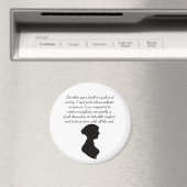 Jane-Austen-Zitat-Magnet Magnet (In Situ (Geschirrspüler))