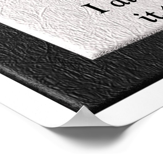 Jane Austen Zitat Poster (Ecke)