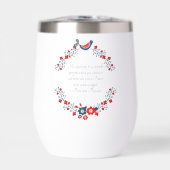 Jane Austen Zitat, Stolz und Vorurteile Floral (Vorderseite)