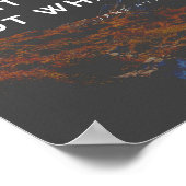 Jane Austen Zitat - Unsere Maßnahmen definieren un Poster (Ecke)