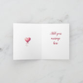 Jane Austen Zitat - Wenn ich dich weniger grüße Karte (Innenseite)