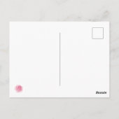 Jane Austen Zitat - Wenn ich dich weniger liebe Po Postkarte (Rückseite)