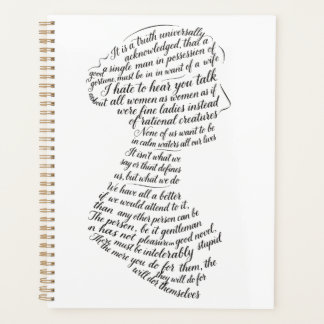 Jane Austen Zitate Calligram Planer
