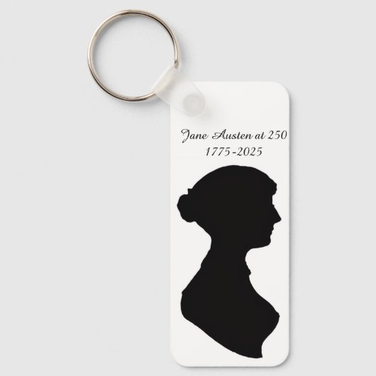 Jane Austen zum 250. Schlüsselanhänger (Vorderseite)