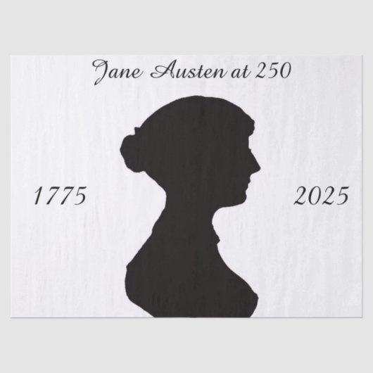 Jane Austen zum 250. Seidenpapier (Vorderseite)