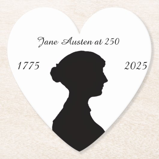 Jane Austen zum 250. Untersetzer (Vorderseite)