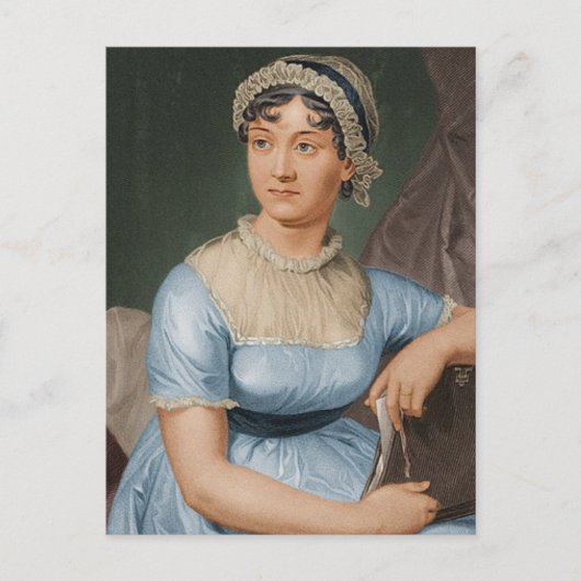 Jane Austencards Feiertagspostkarte (Vorderseite)