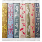 Jane Austen's books Duschvorhang (Vorderseite)