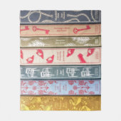 Jane Austen's Books Fleece Blanket (Vorderseite)