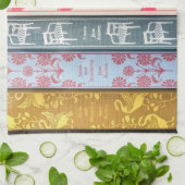 Jane Austen's books Geschirrtuch (Gefaltet)