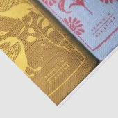 Jane Austen's books Seidenpapier (Ausschnitt)