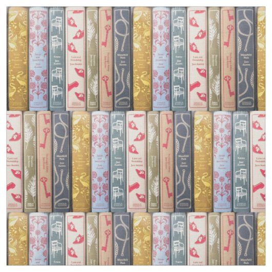 Jane Austen's books Stoff (Muster)