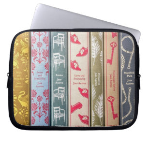 Jane Austens Bücher Laptopschutzhülle