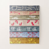 Jane Austens Bücher Puzzle (Vertikal)